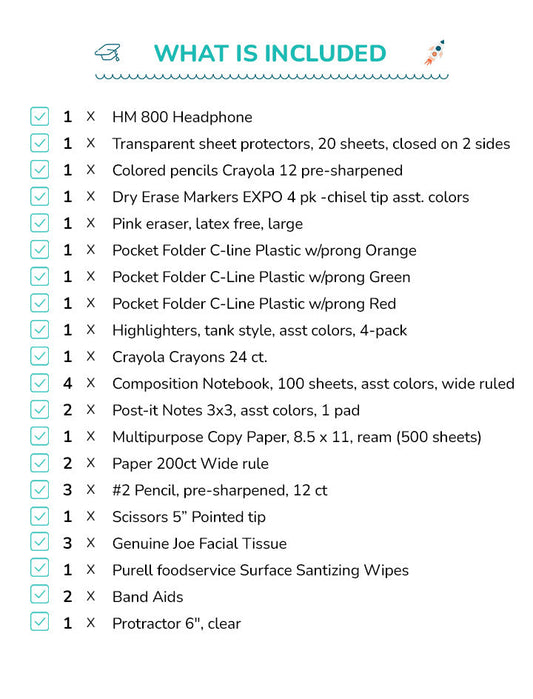 Summerville Preparatory Academy - Fourth Grade Supply Kit