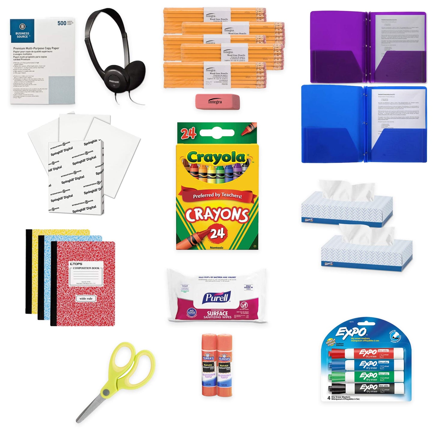 Summerville Preparatory Academy - First Grade Supply Kit (Last Name A-M)