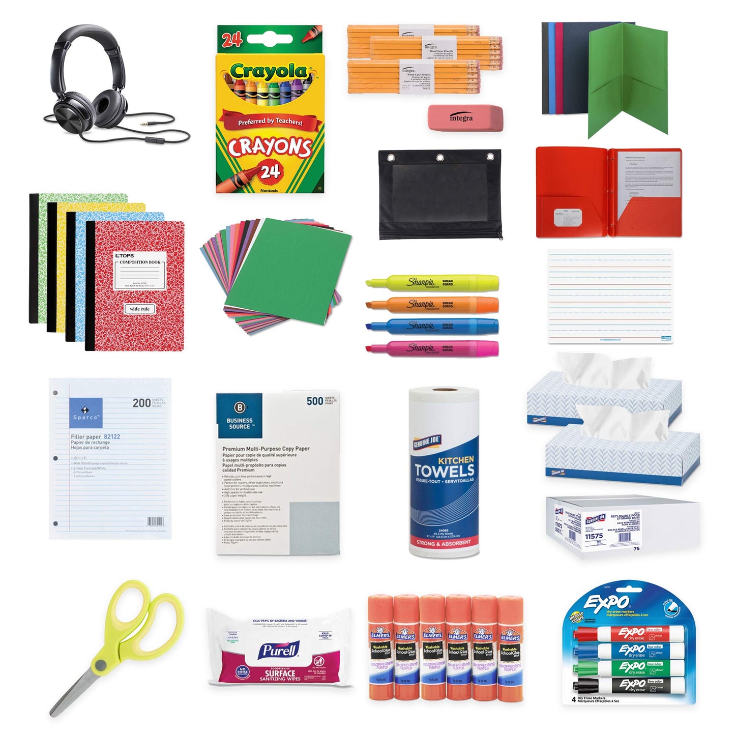 Summerville Preparatory Academy - Second Grade Supply Kit (Last Name N-Z)