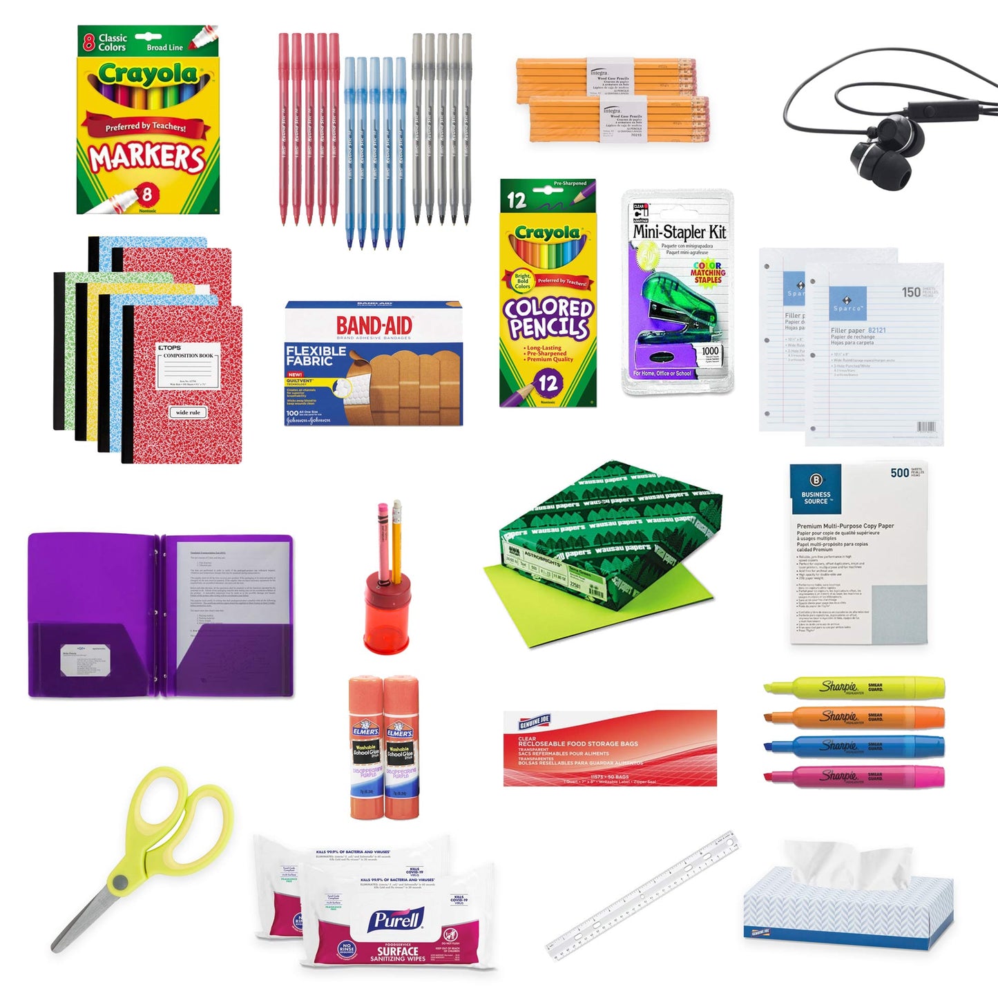 Summerville Preparatory Academy - Sixth Grade Supply Kit (Last Name N-Z)